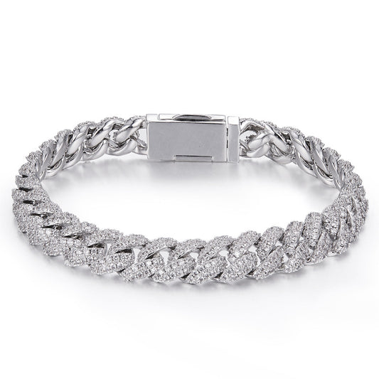 Iced Out Diamond Cuban Bracelet