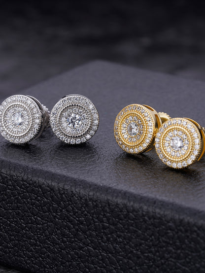 Luxury Iced out Stud Earrings