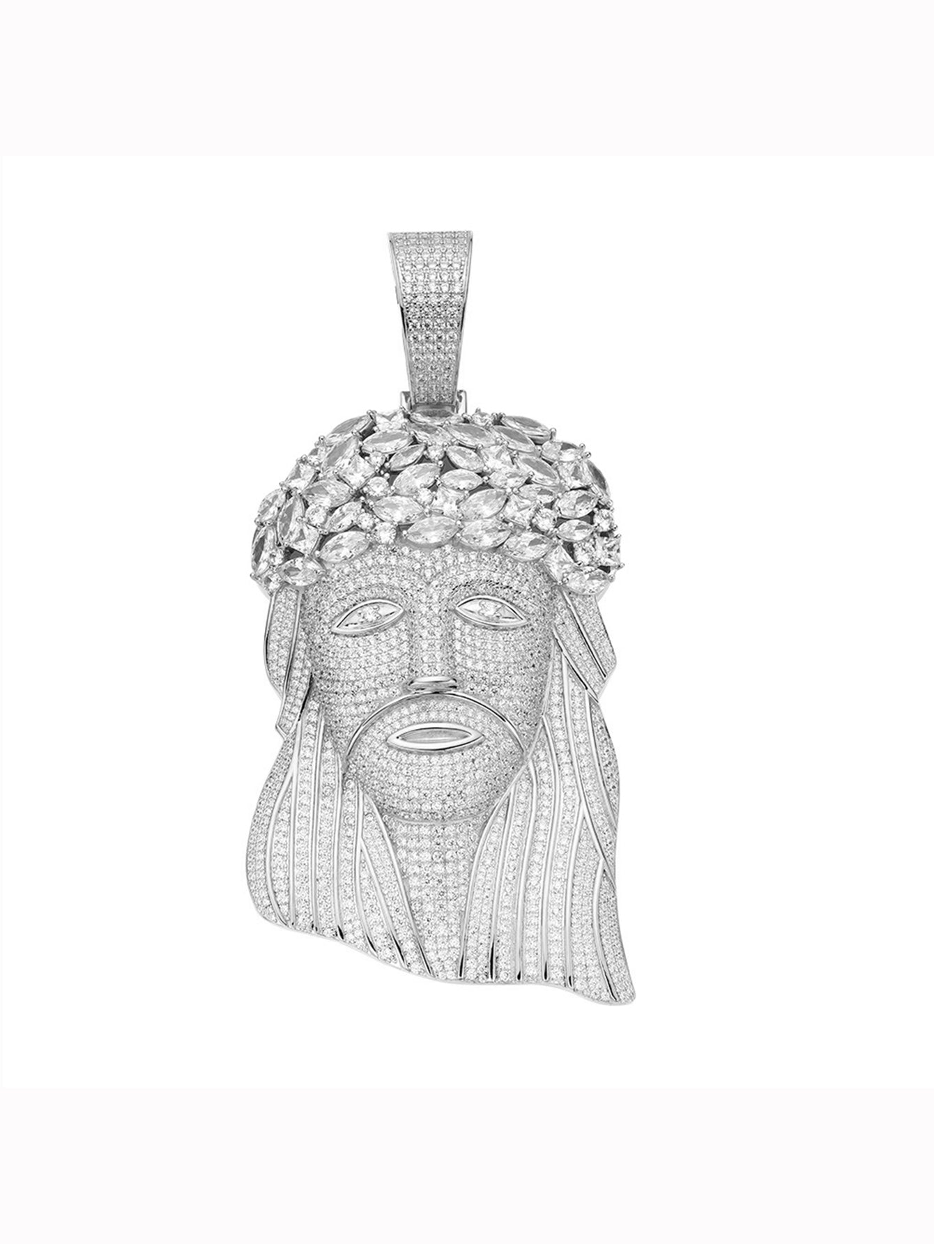 Iced out Jesus Piece Diamonds Pendant