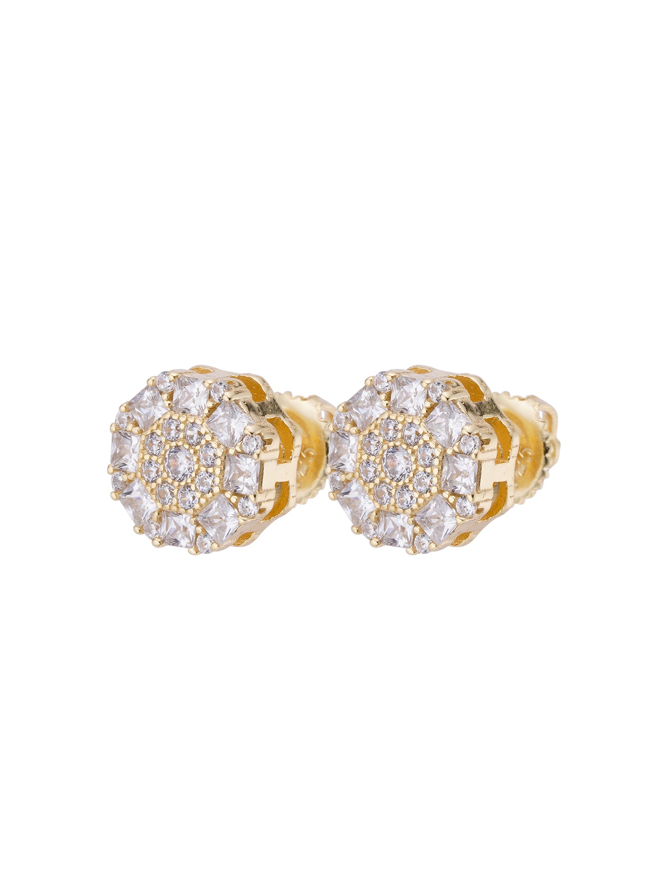 Iced out Moissanite Earrings