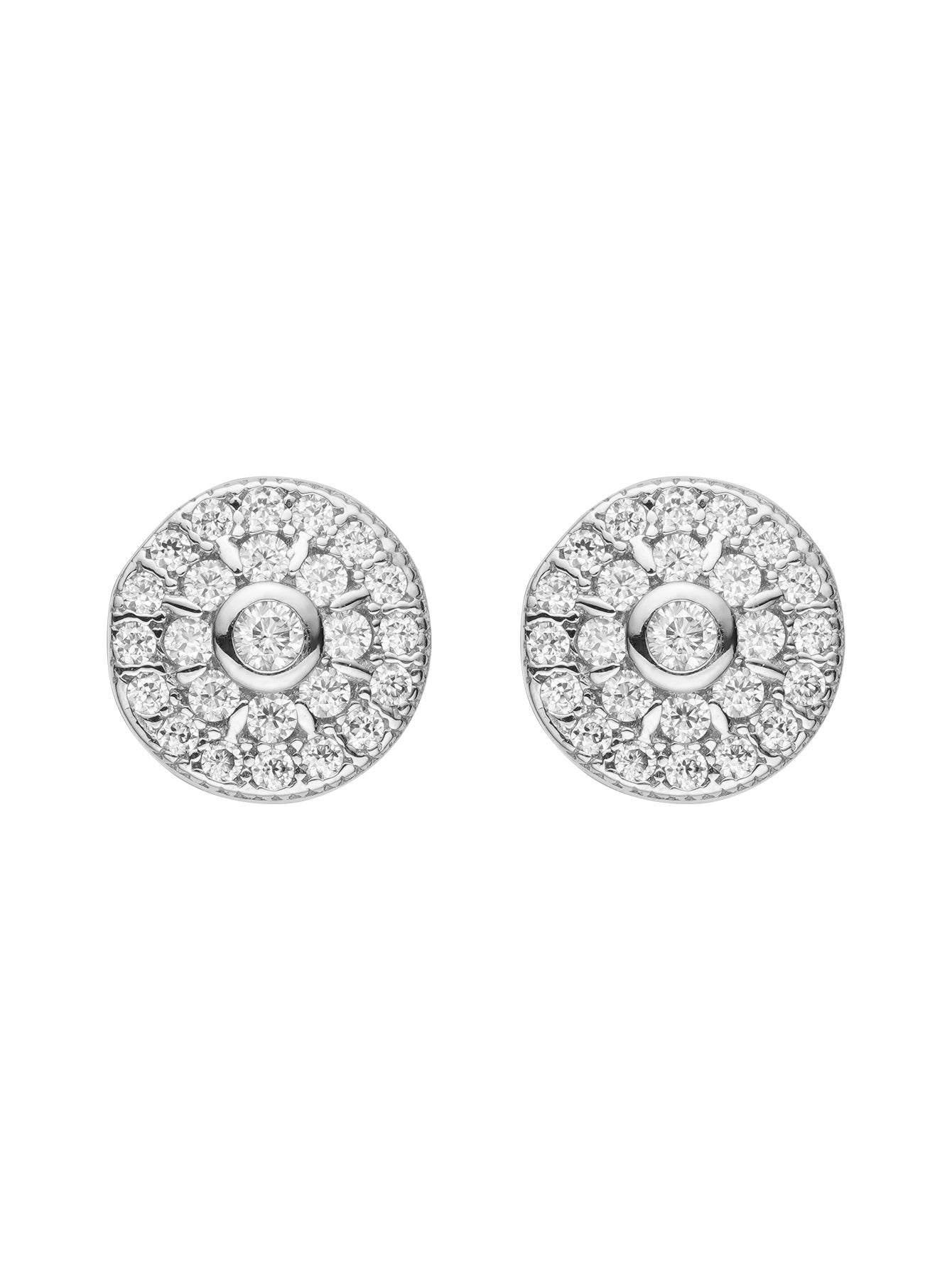 Moissanite 14k Gold Plating  Diamond  Stud Earrings