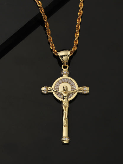 Crucifix Jesus Cross Religious Charm Pendant