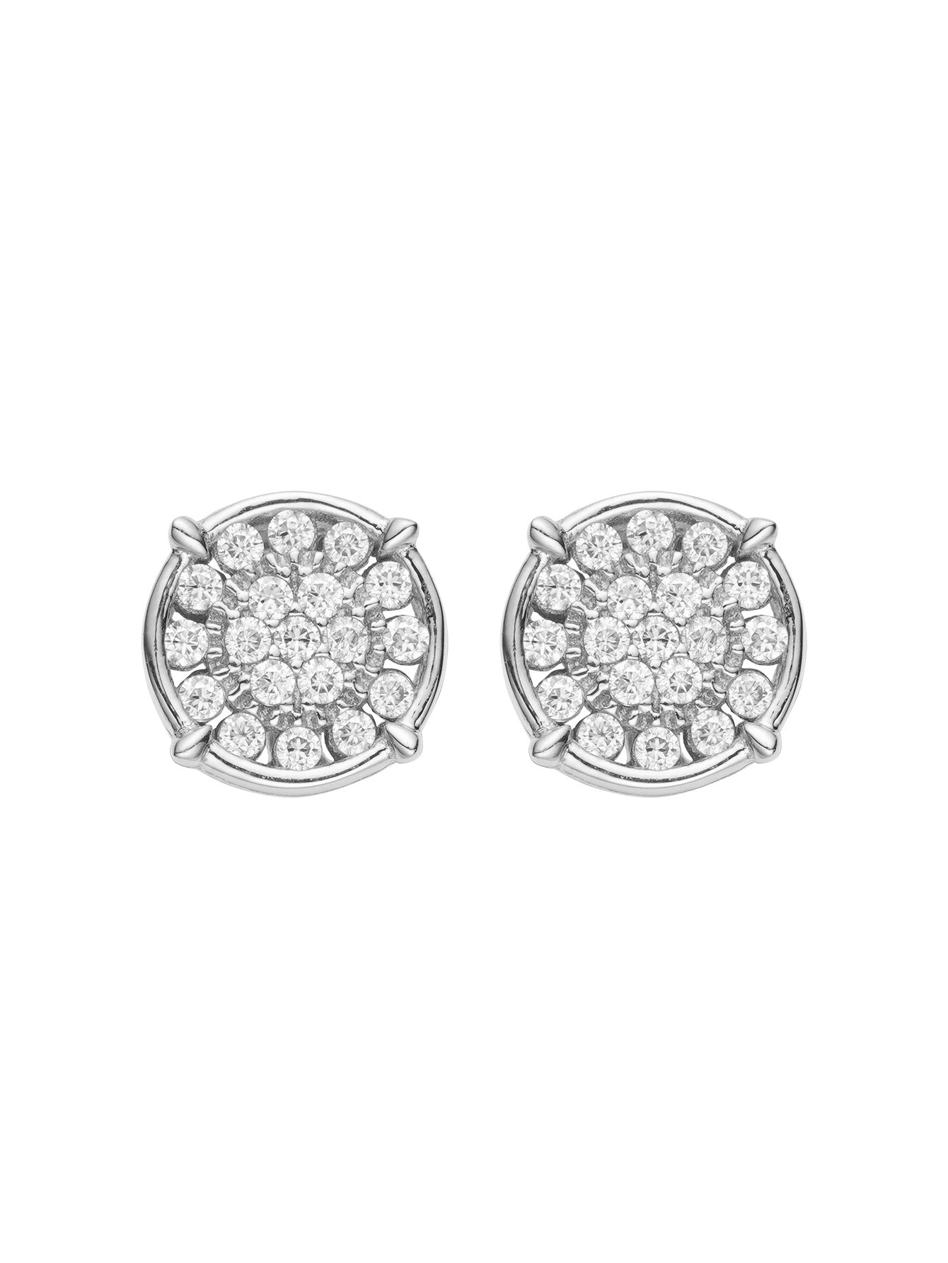 Moissanite Screw Back Studs Earrings