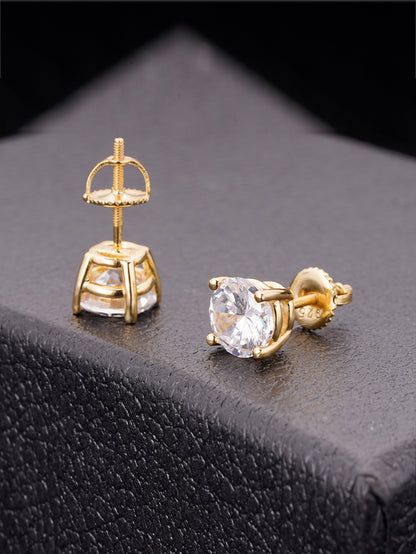 Moissanite Stud Earrings