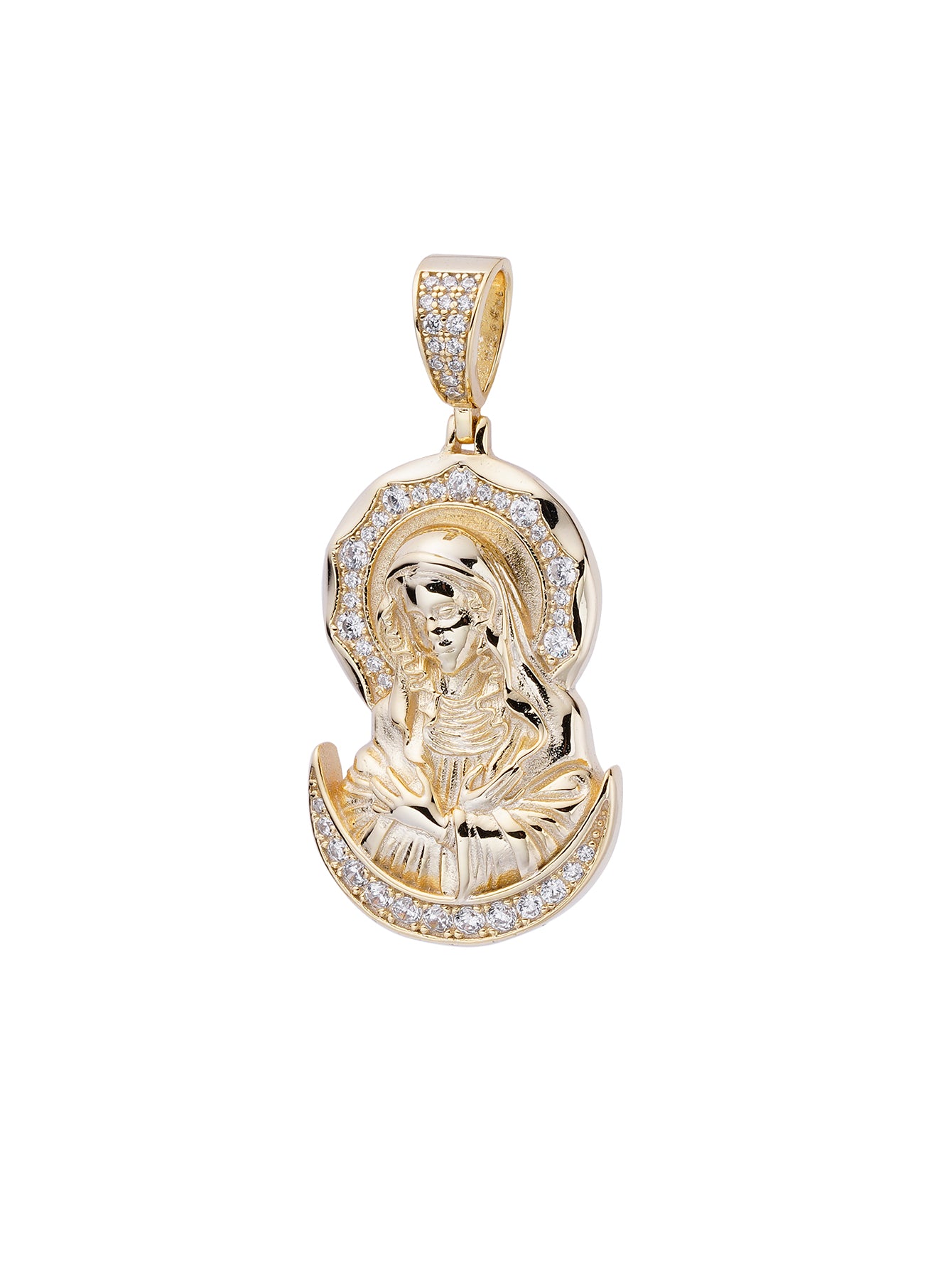 Santa Muerte Virgin Mary  Pendant