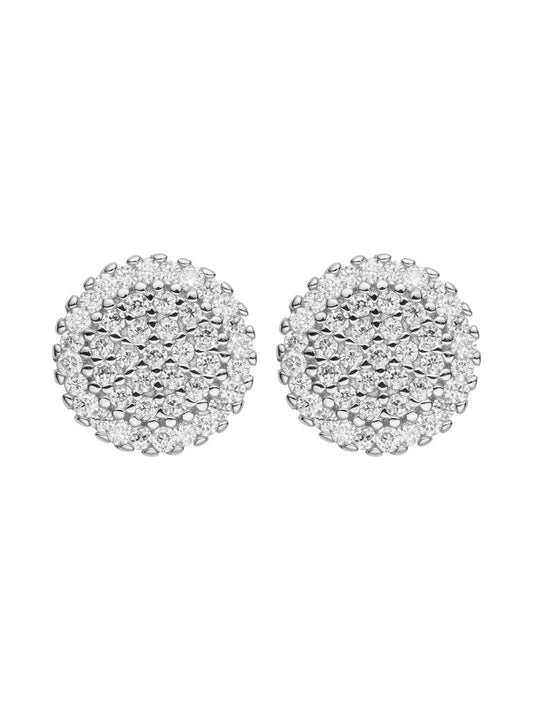 Iced Out  Moissanite Stud Earrings