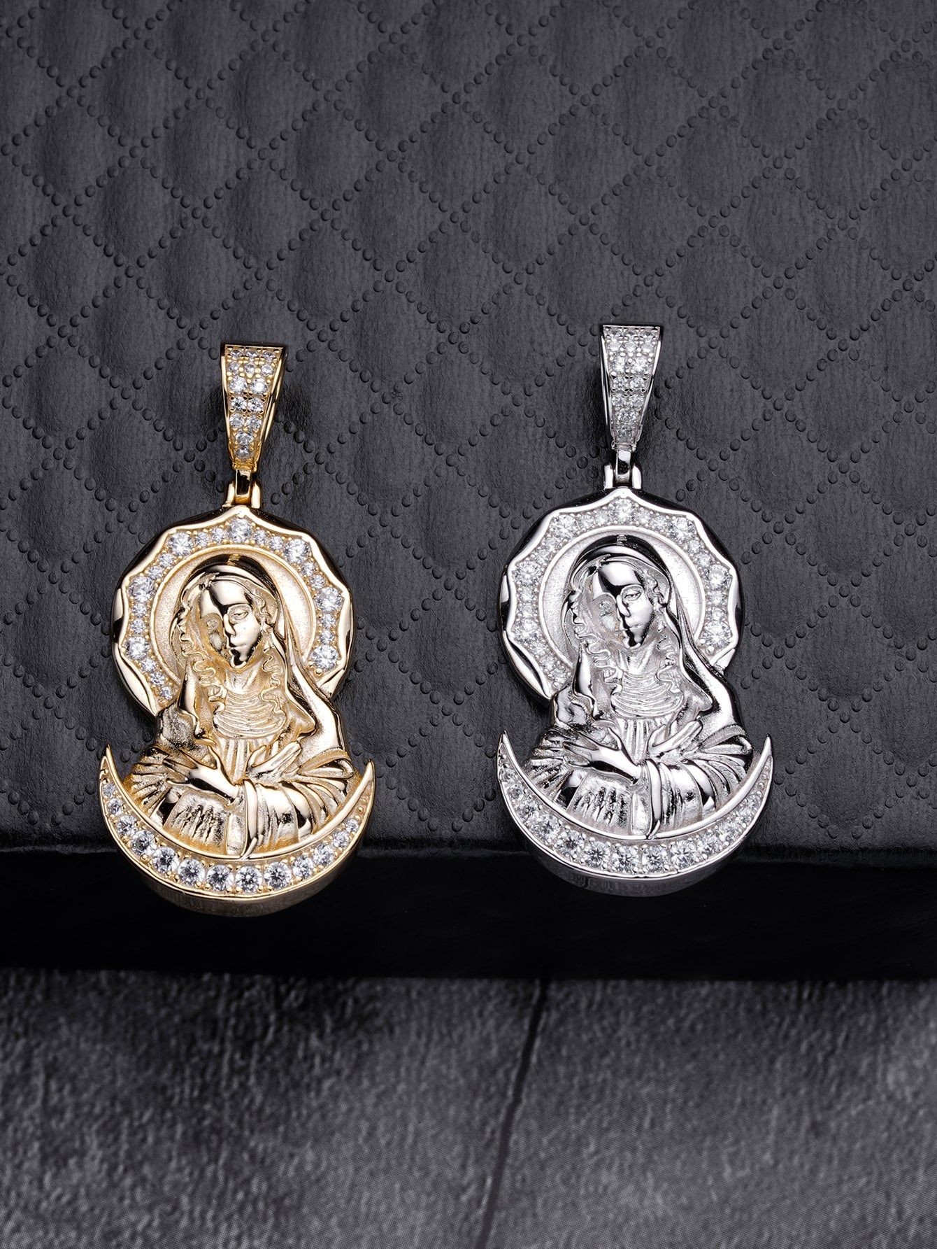 Santa Muerte Virgin Mary  Pendant