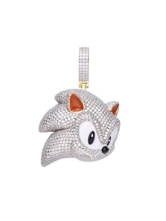 Sonic Iced Out  Pendant