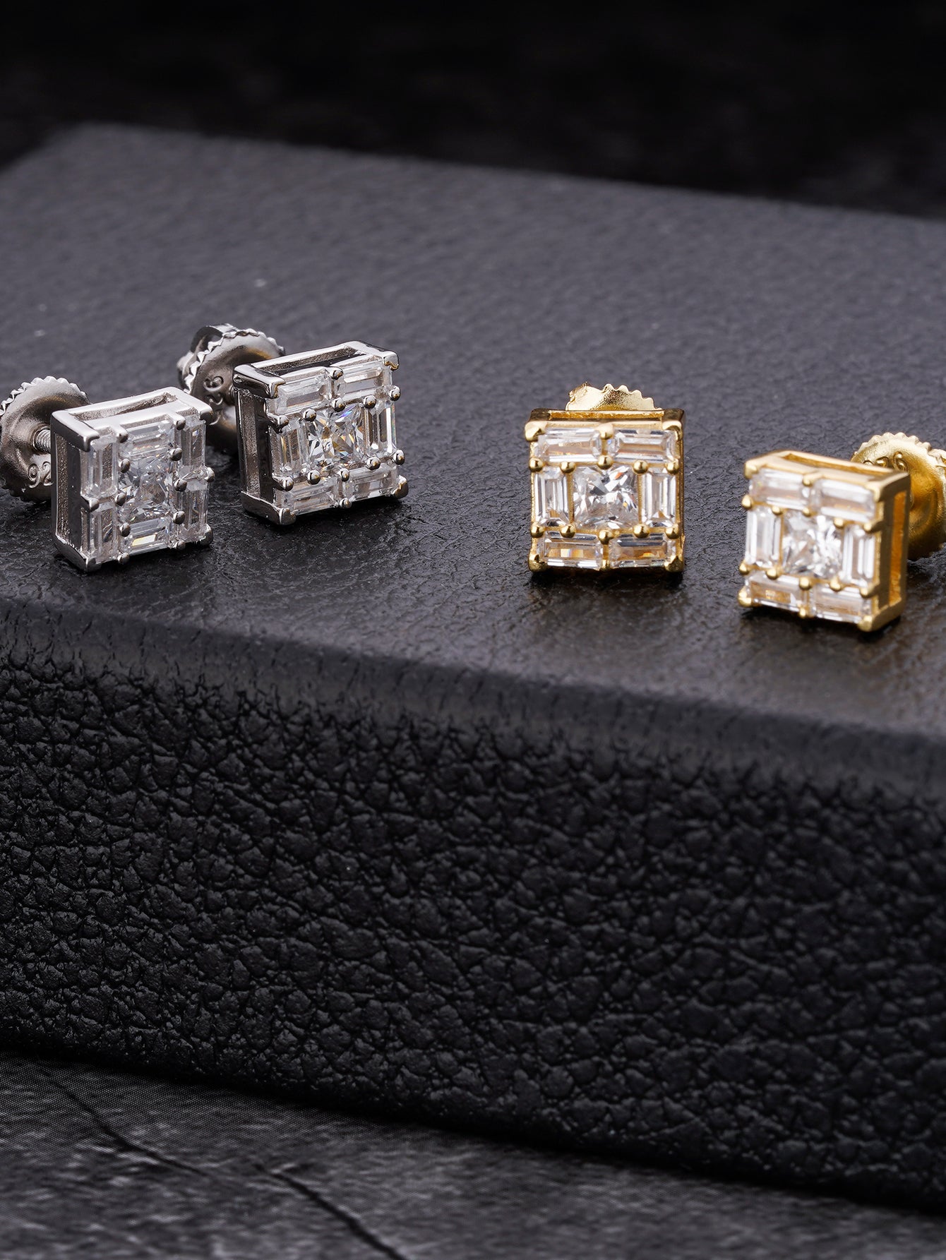 Luxury Diamond Stud Earrings