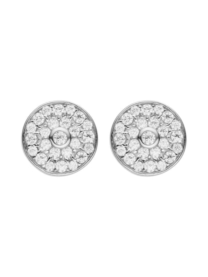 Moissanite Diamond Cluster Stud Earrings