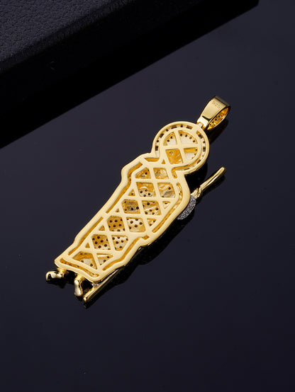 18K Gold Plated Saint Jude Pendant