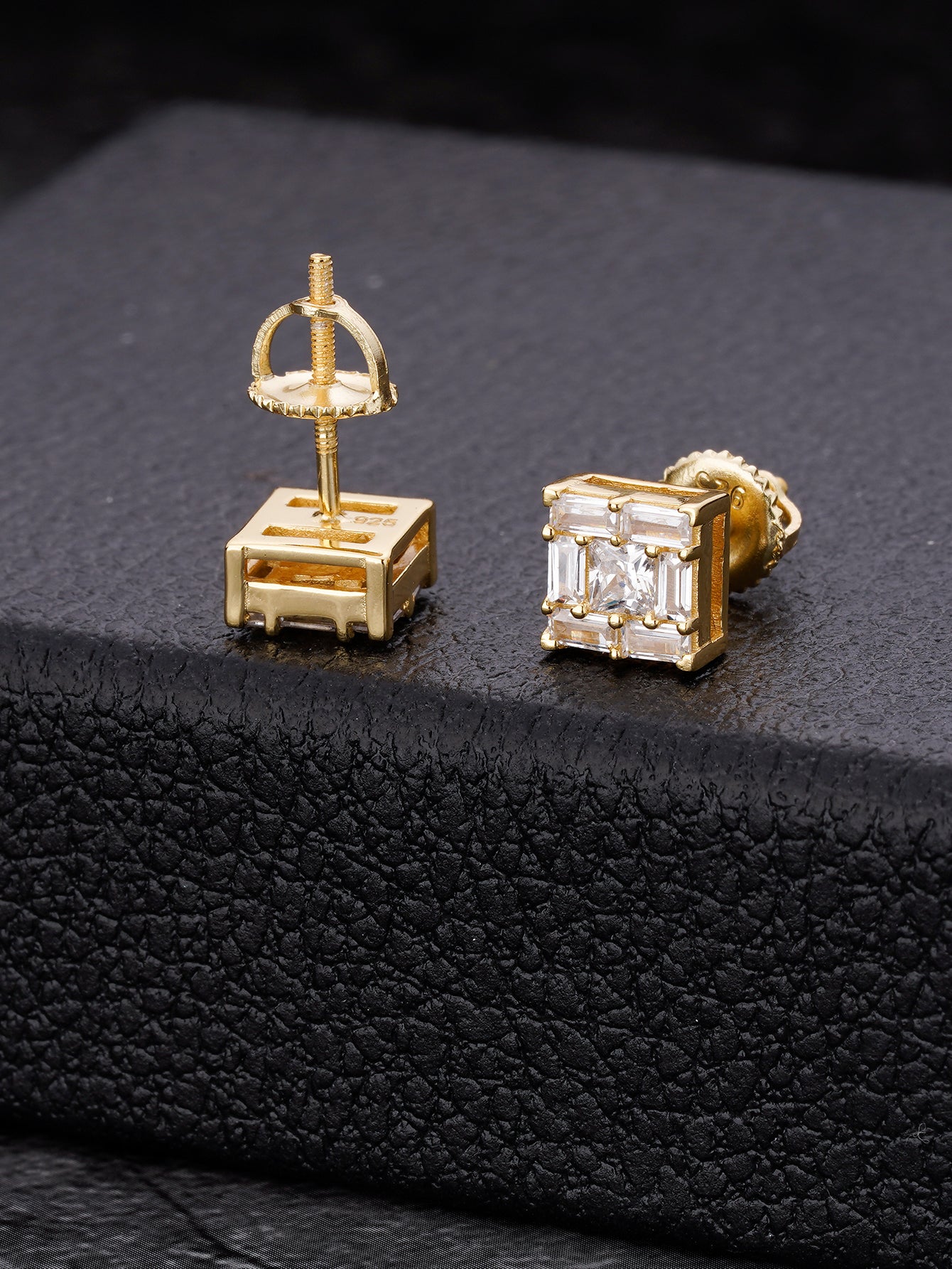 Luxury Diamond Stud Earrings