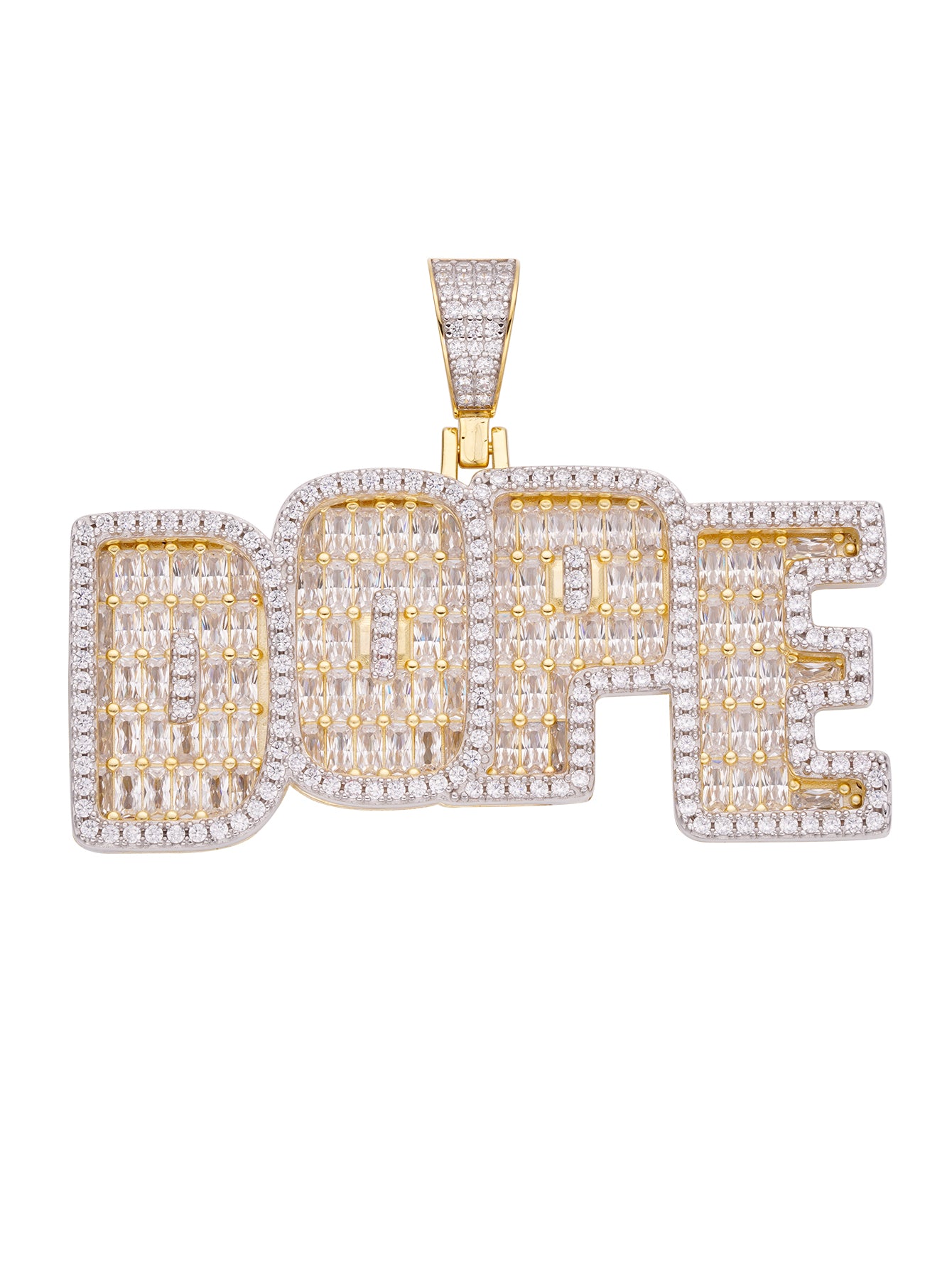 Iced Out DOPE  Pendant