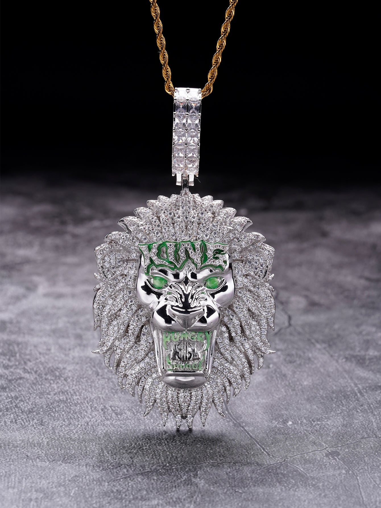 Moissante Lion Pendant