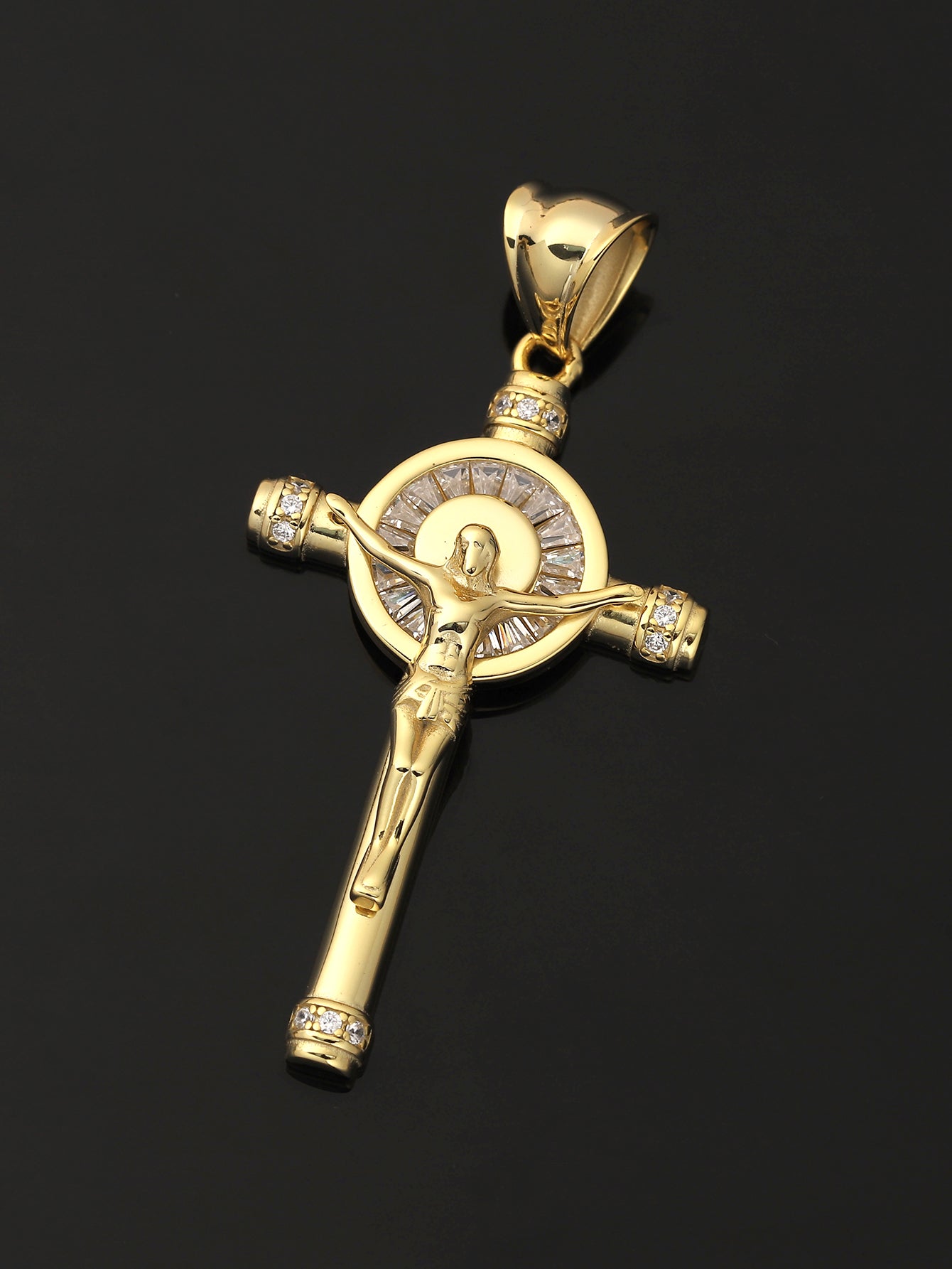 Crucifix Jesus Cross Religious Charm Pendant