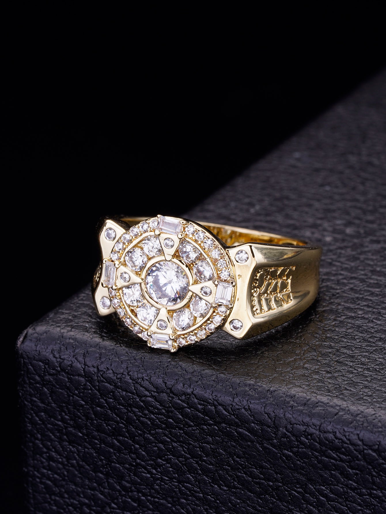 Cubic Zirconia CZ Band Diamond  Promise Ring