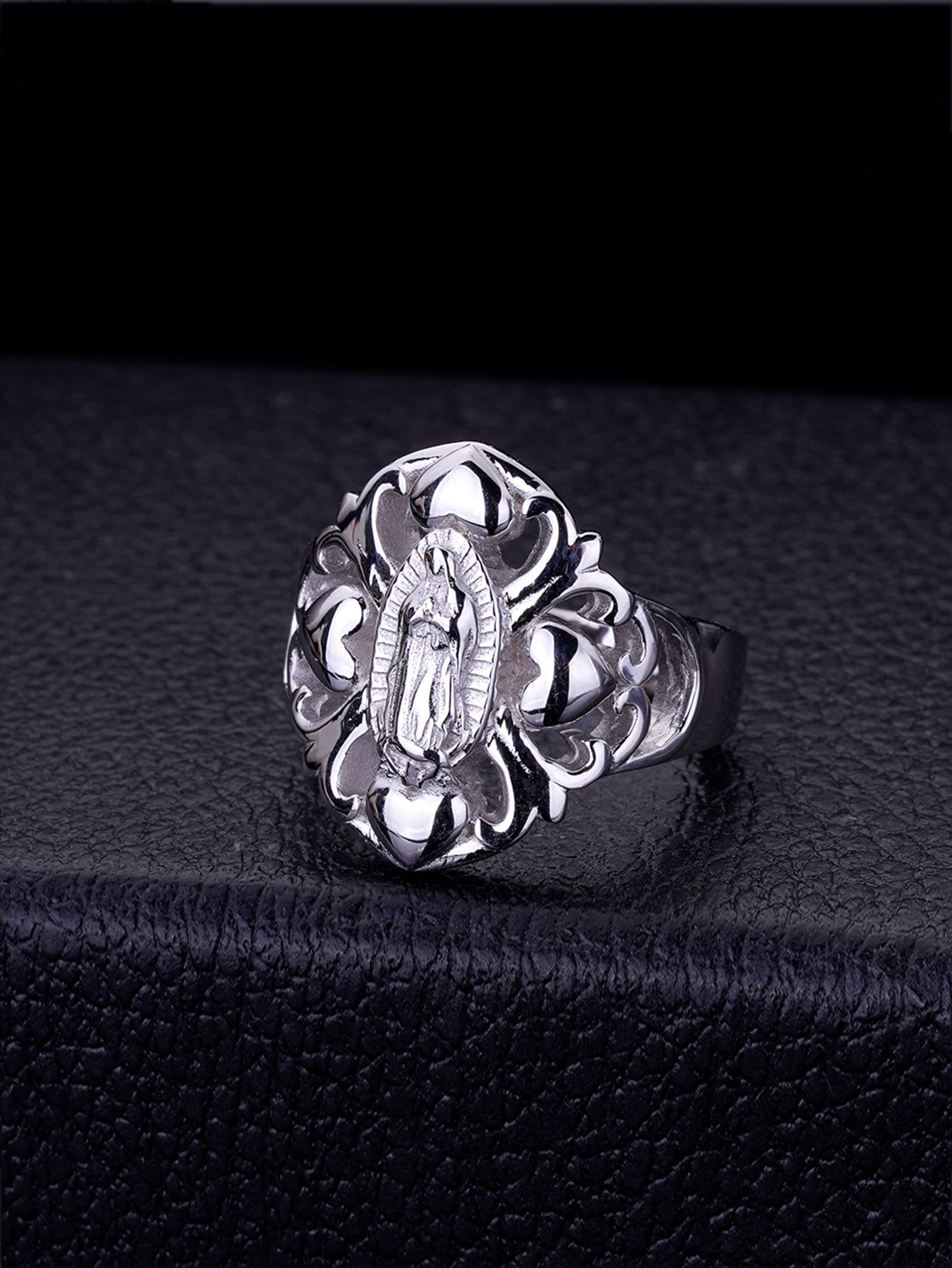 Our Lady of Guadalupe Catholic Statement Ring