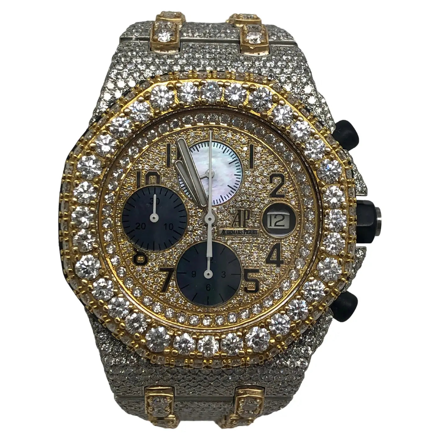 Audemars Piguet Offshore Customized 45 Carats VVS Diamond Watch